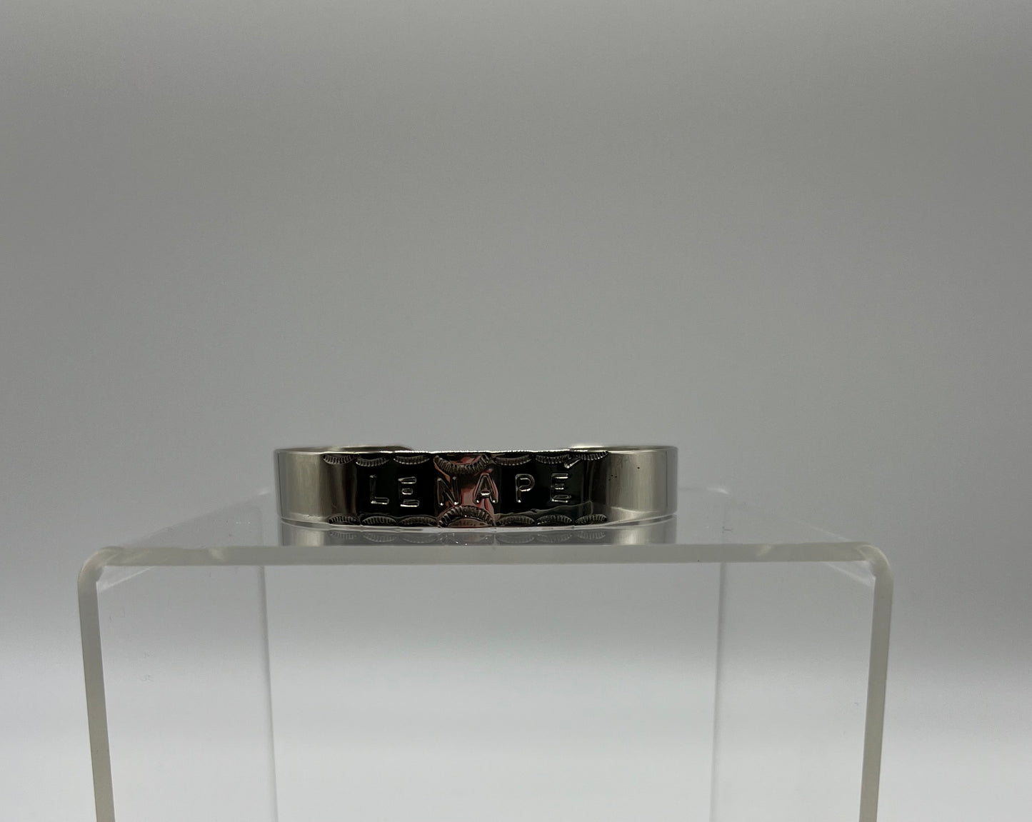 German Silver Tribal Name Bracelet