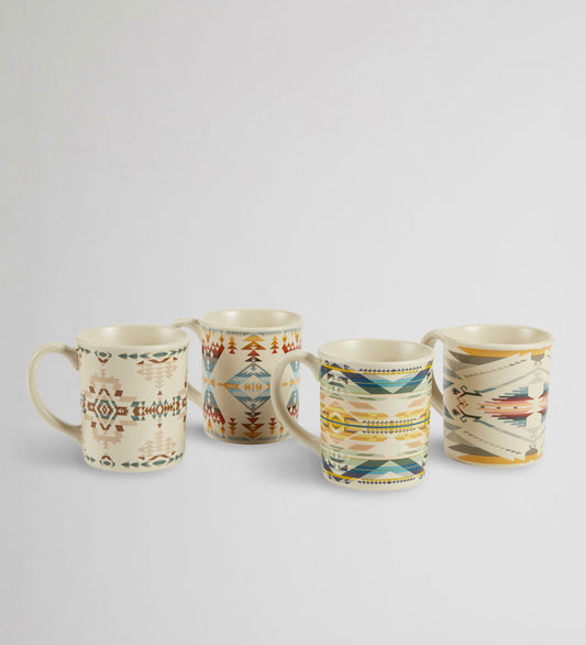 Pendleton High Desert Collection Ceramic Mugs Set of 4