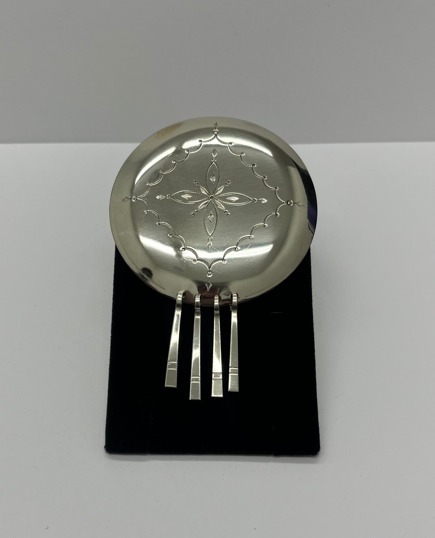 2.5 Diameter; German Silver Blanket Pin
