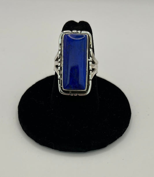 Lapis Lazuli and Sterling Silver Ring
