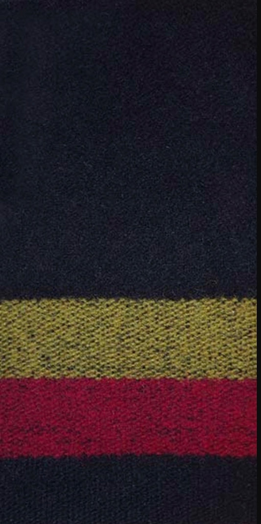 3 Band Broadcloth Navy