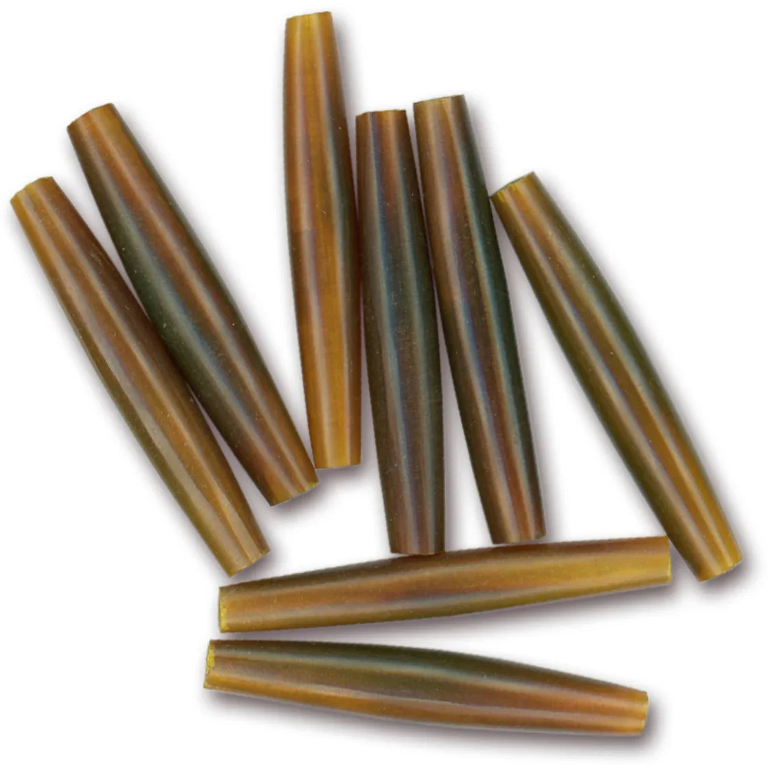 Brown glass beads for Native American crafts and traditional clothing