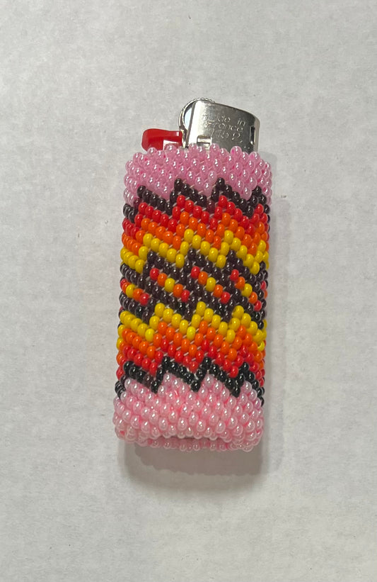 Small Beaded Lighter Pink