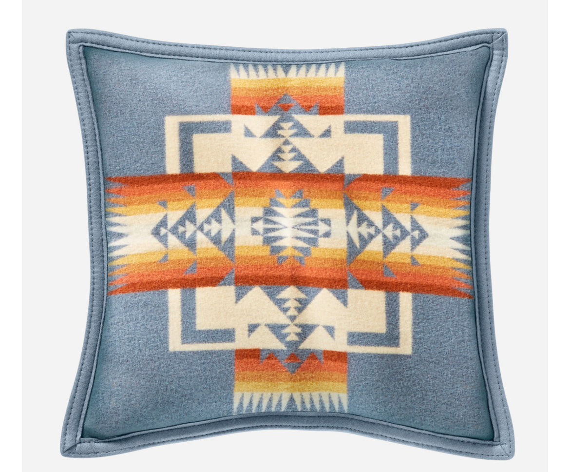 Pendleton Chief Joseph Pillow Slate 16" x 16"