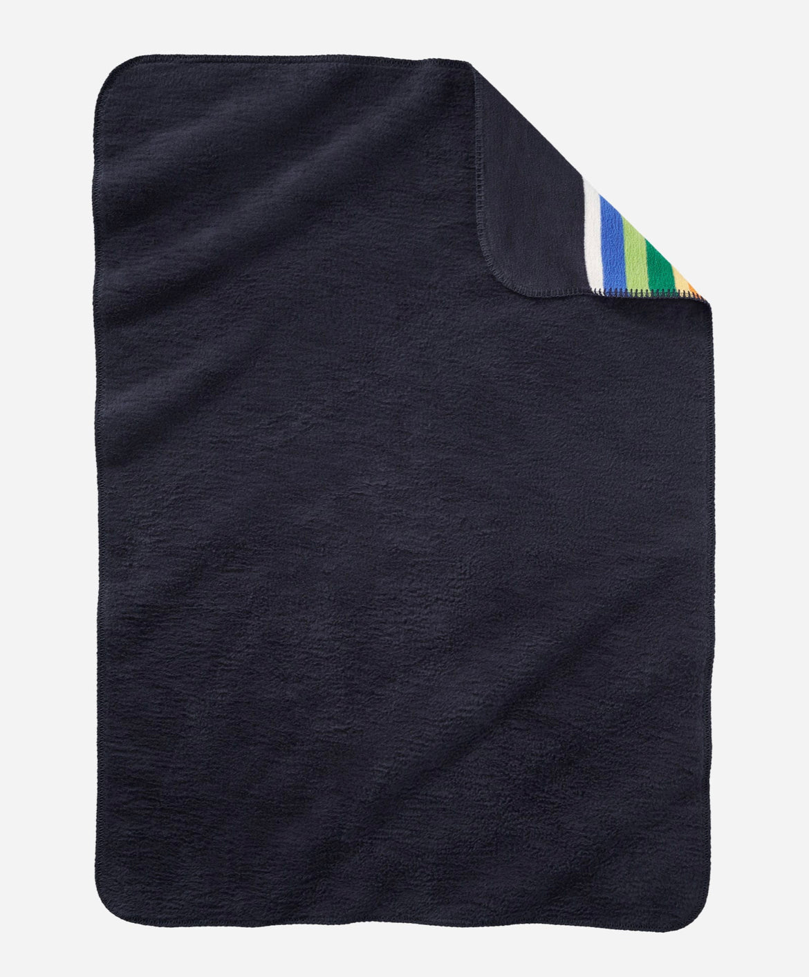 Pendleton Organic Cotton Baby Blanket; Crater Lake Navy