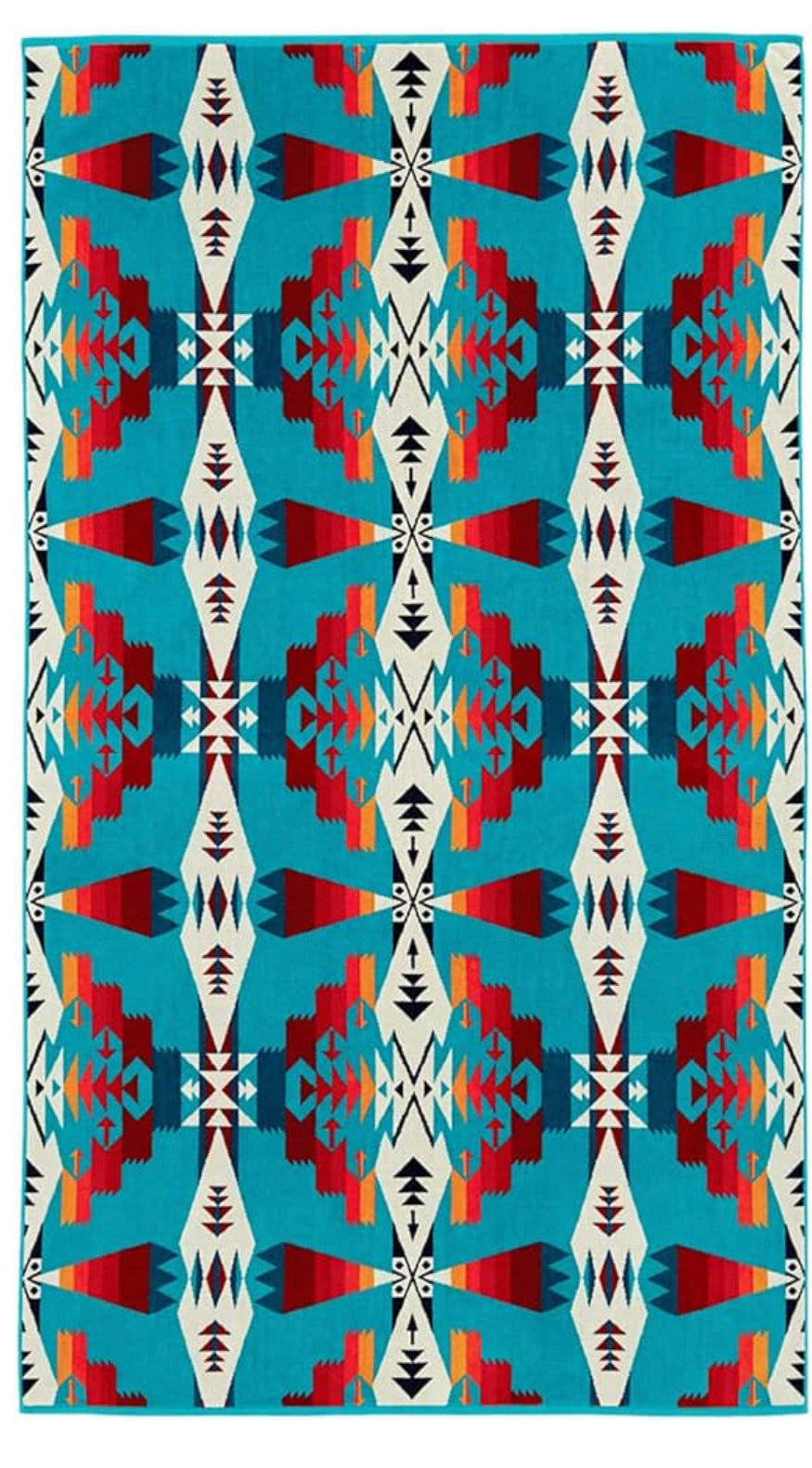 Pendleton Spa Towel Tucson Turquoise