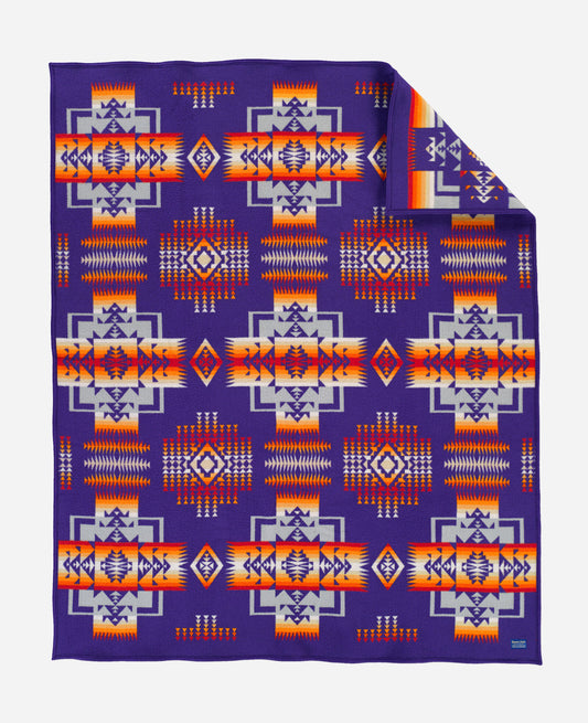 Pendleton Chief Joseph Robe Blanket; Purple