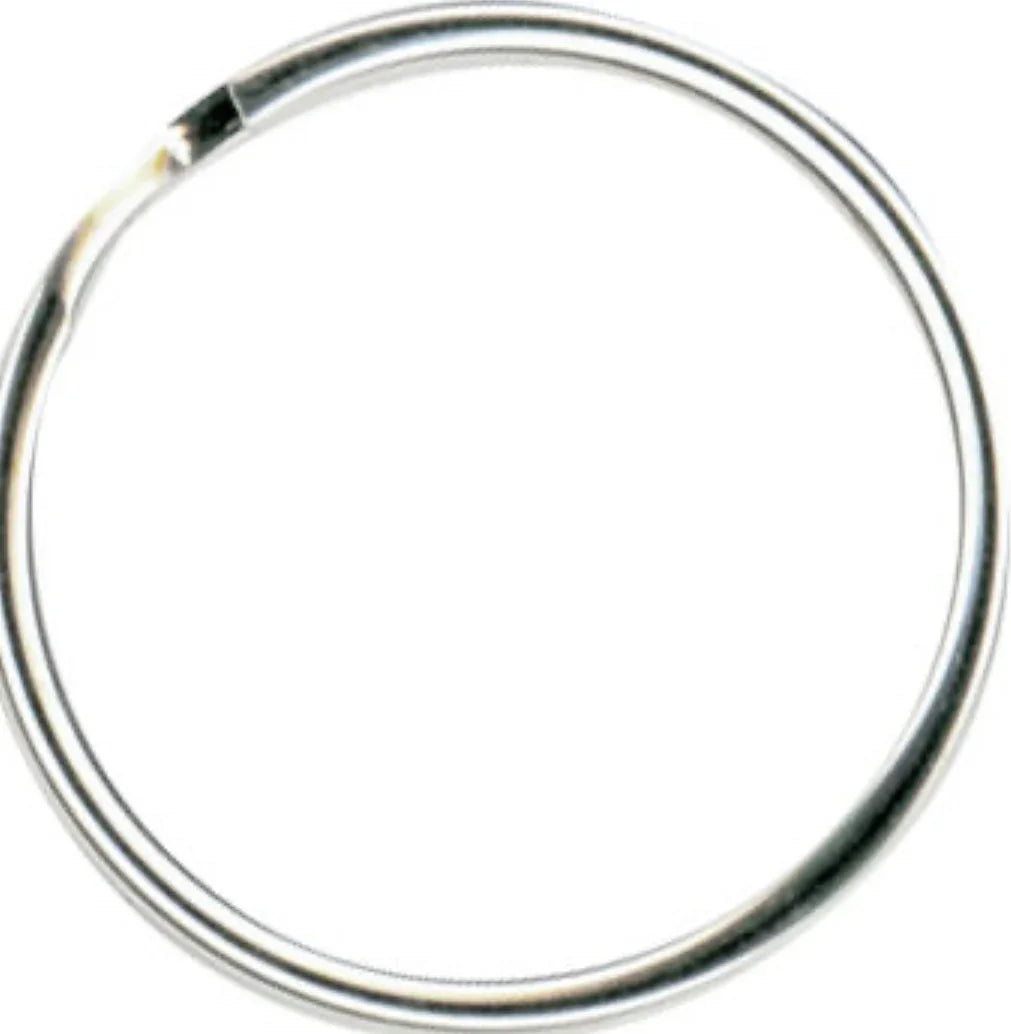 Silver metal ring for Native American craft and jewelry making supplies