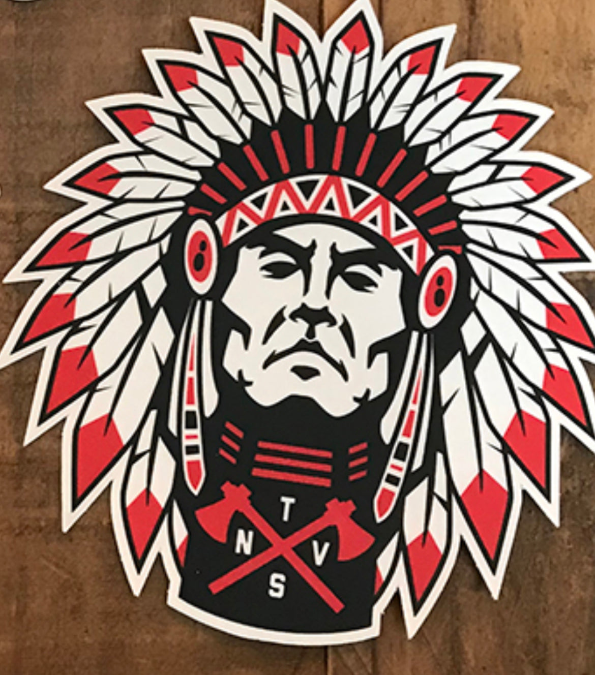 NTVS Sticker Chief Head 5x5”