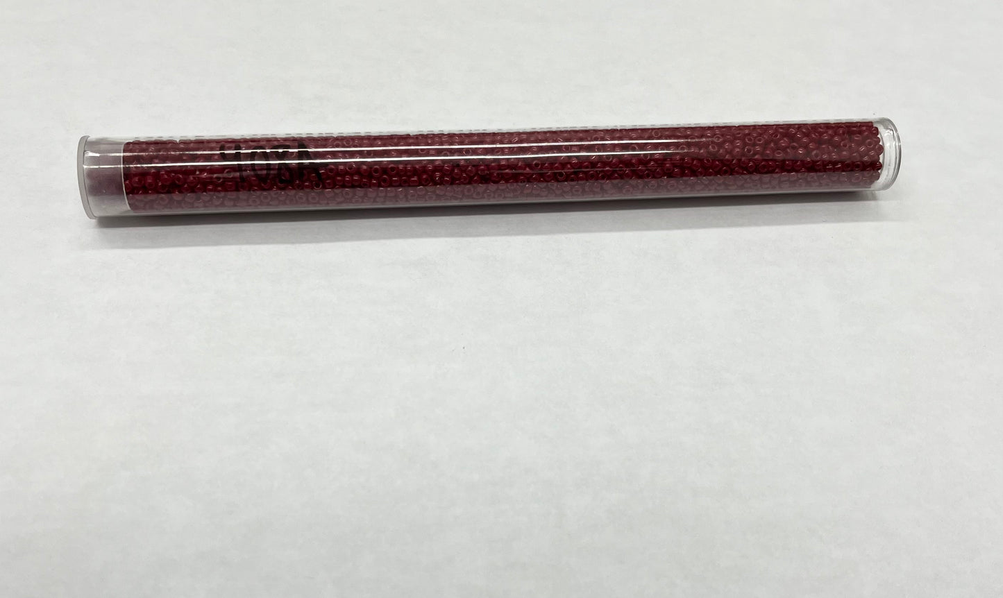 11 Seed Beads # 408A Brick Red