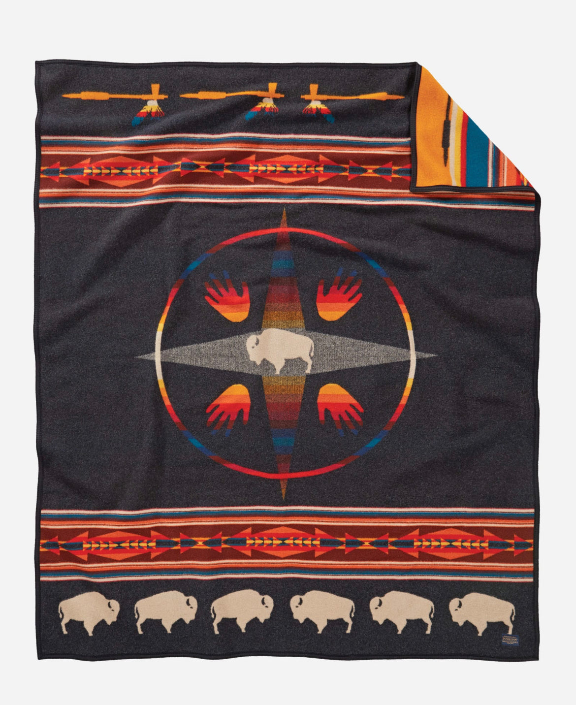 Pendleton Napped Robe Blanket; Big Medicine