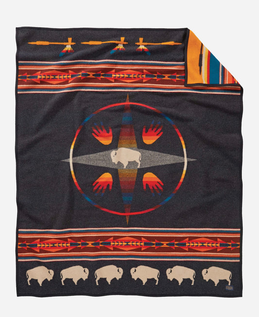 Pendleton Napped Robe Blanket; Big Medicine