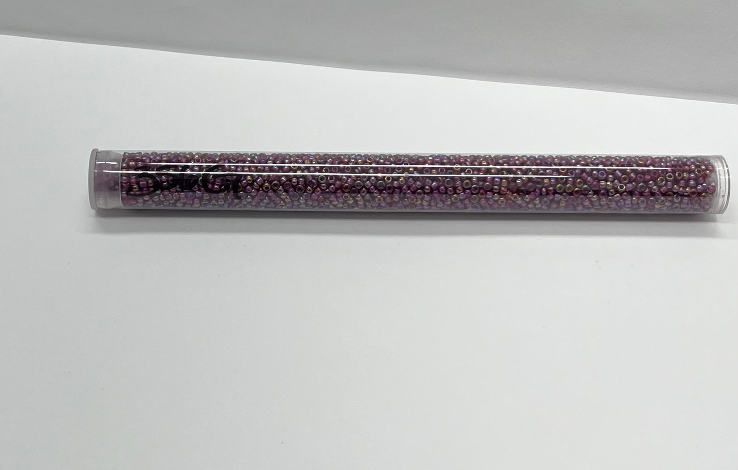 11 Seed Beads #356G Iridescent Cranberry