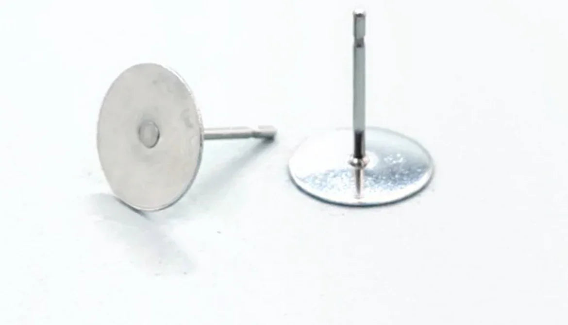 Flat Head Ear Posts (10 pair)