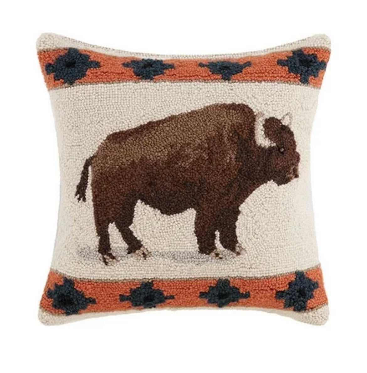 Roaming Buffalo Pillow