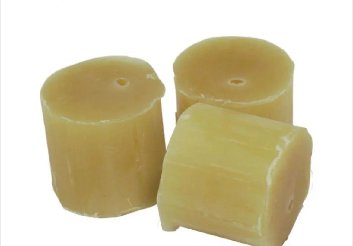 Beeswax blocks for Native American crafts and traditional clothing supplies