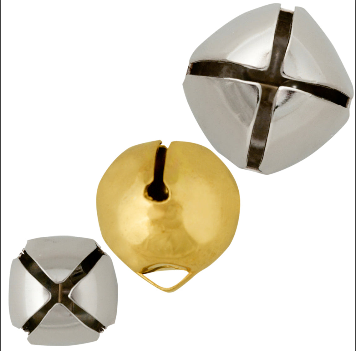 1” Sleigh Bells Nickel