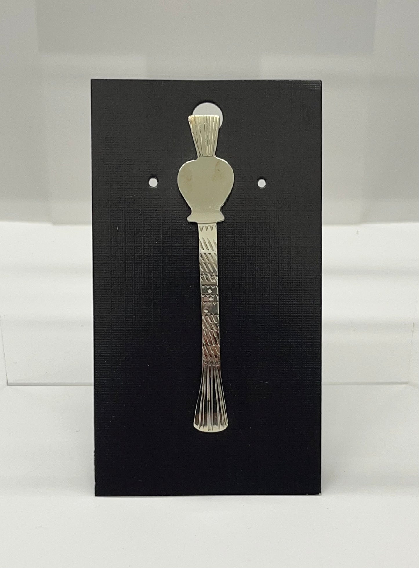 German Silver Gourd Hat Pin