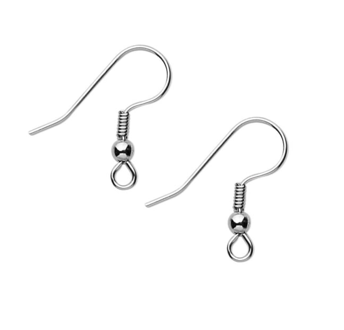 Fish Hook Ear Wires (5 pair)