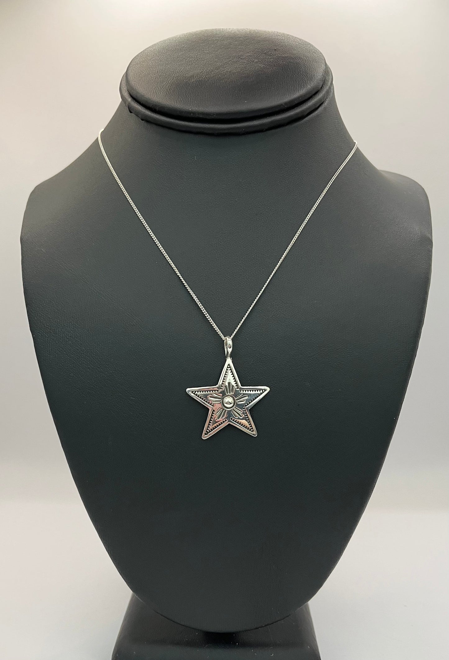 Sterling Silver Star Pendant with Chain