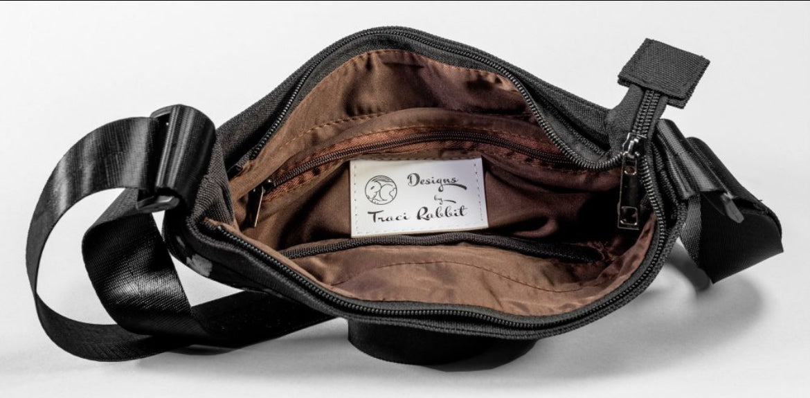 Traci Rabbit Crossbody Bag; Legends We Ride