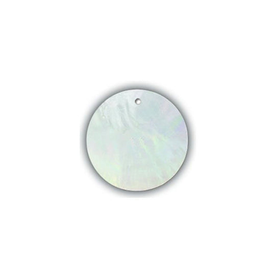Mother of Pearl Disc 1" 1 Hole