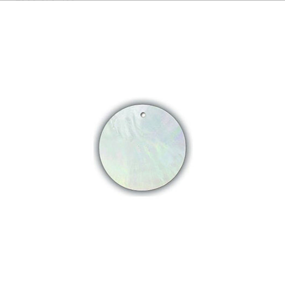 Mother of Pearl Disc 3/4" 1 Hole