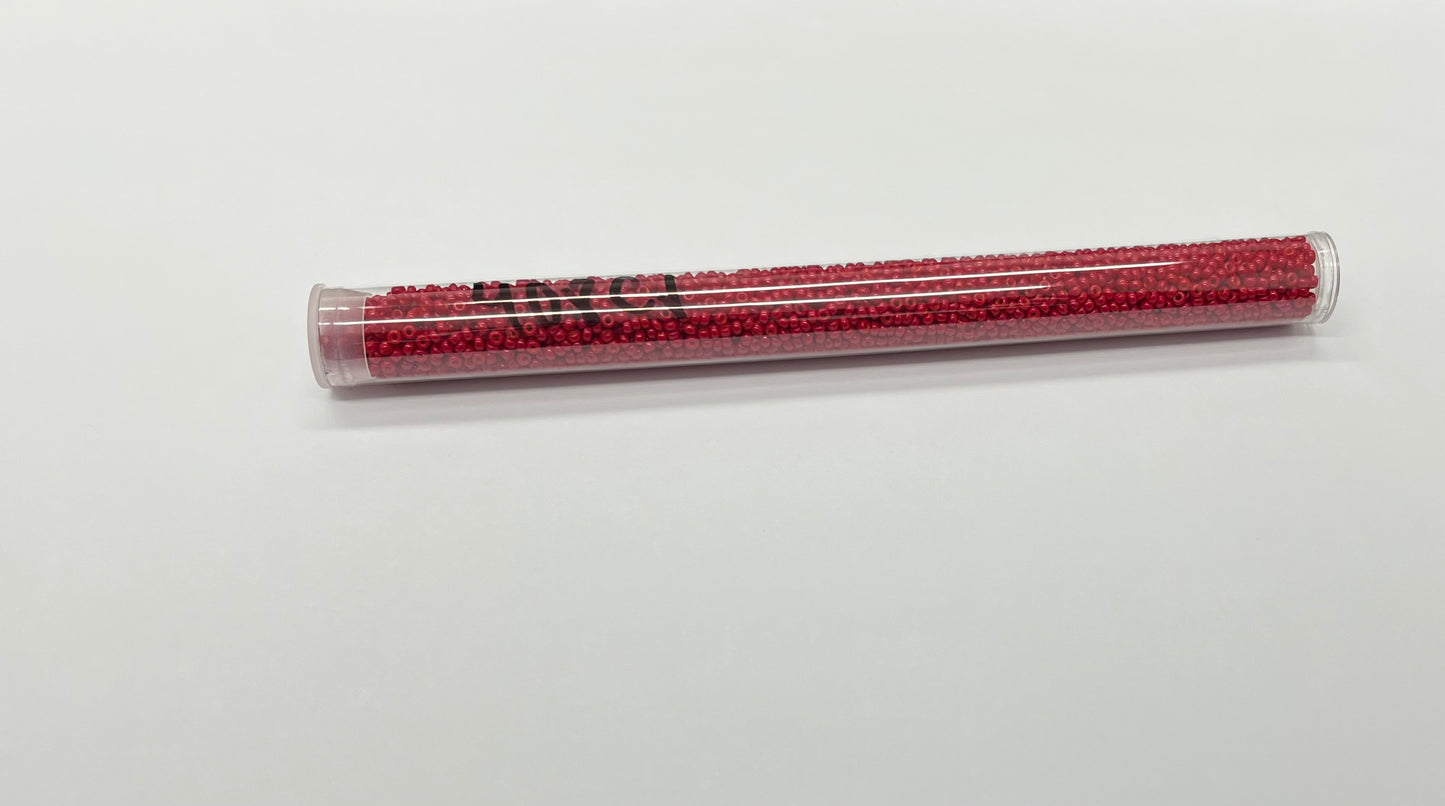 11 Seed Beads #408Cv Berry Red