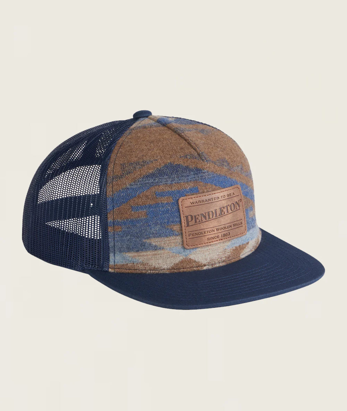 Pendleton Wool Trucker Hat; Tumalo Ridge Brown