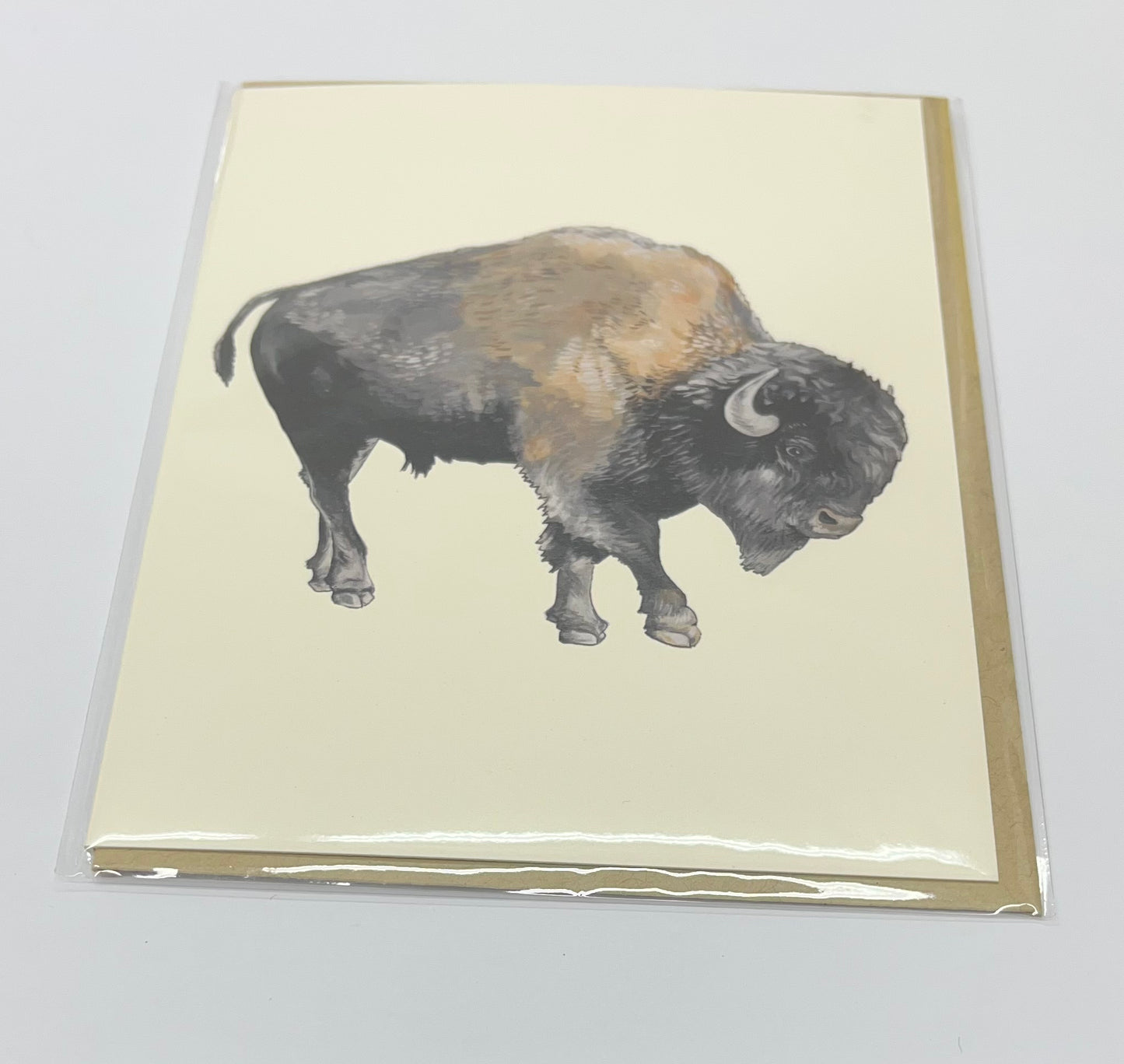 Bison Greeting Card