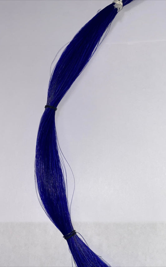 Blue Horse Hair Bundle