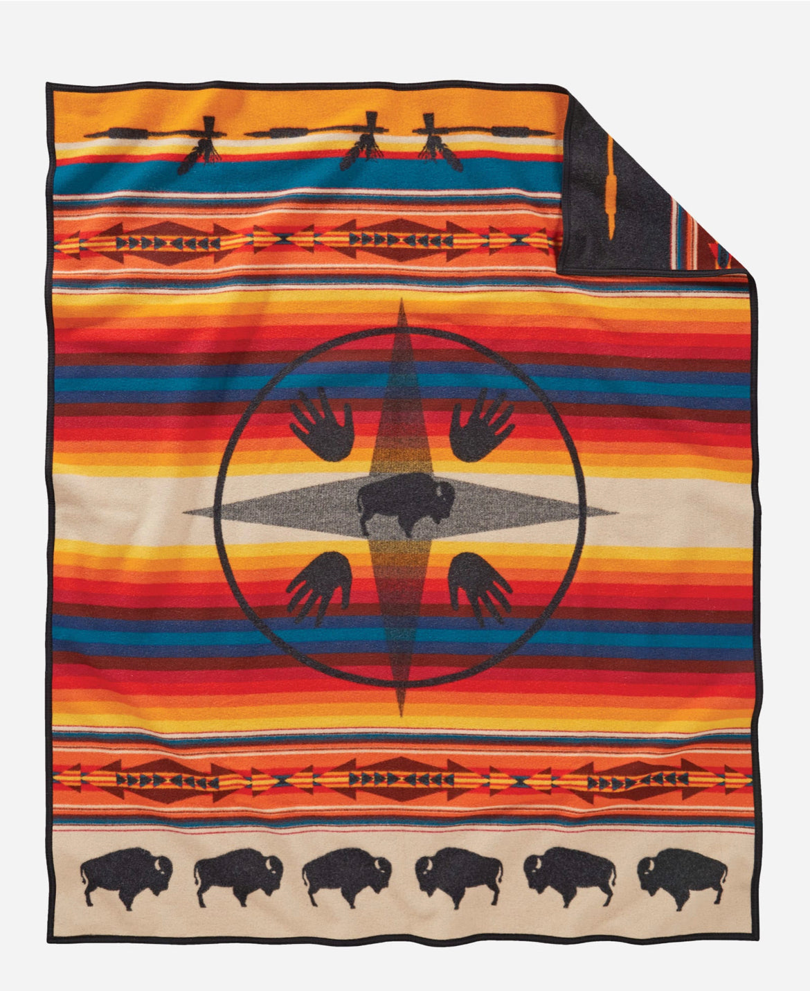 Pendleton Napped Robe Blanket; Big Medicine
