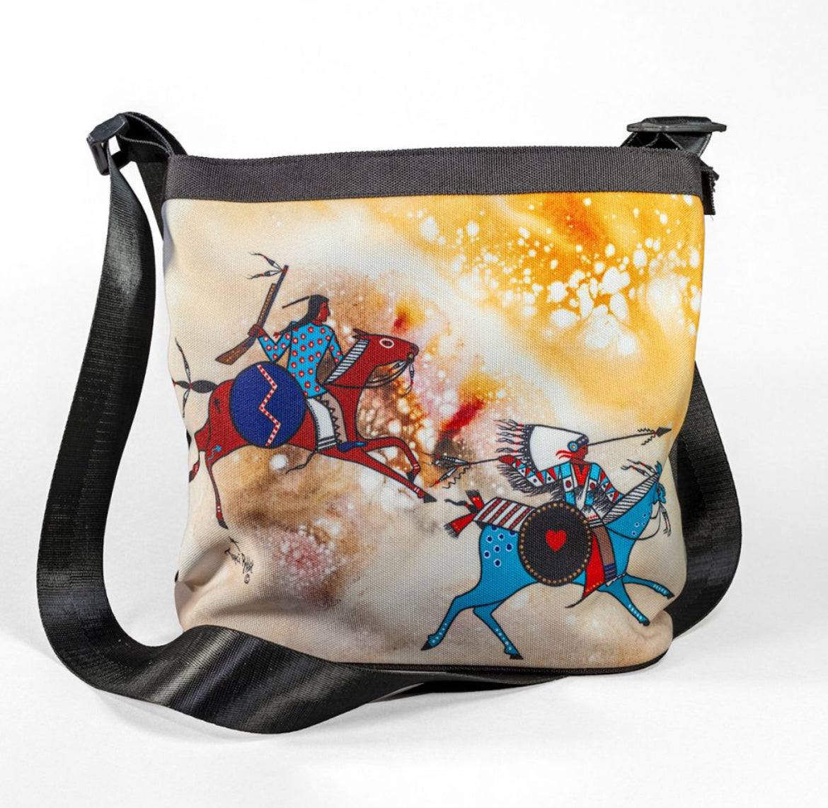 Traci Rabbit Crossbody Bag; Legends We Ride