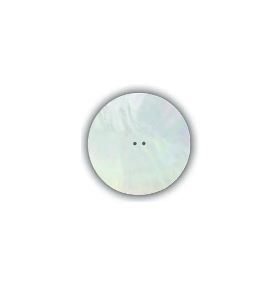 Iridescent mother of pearl button for Native American crafts and traditional clothing