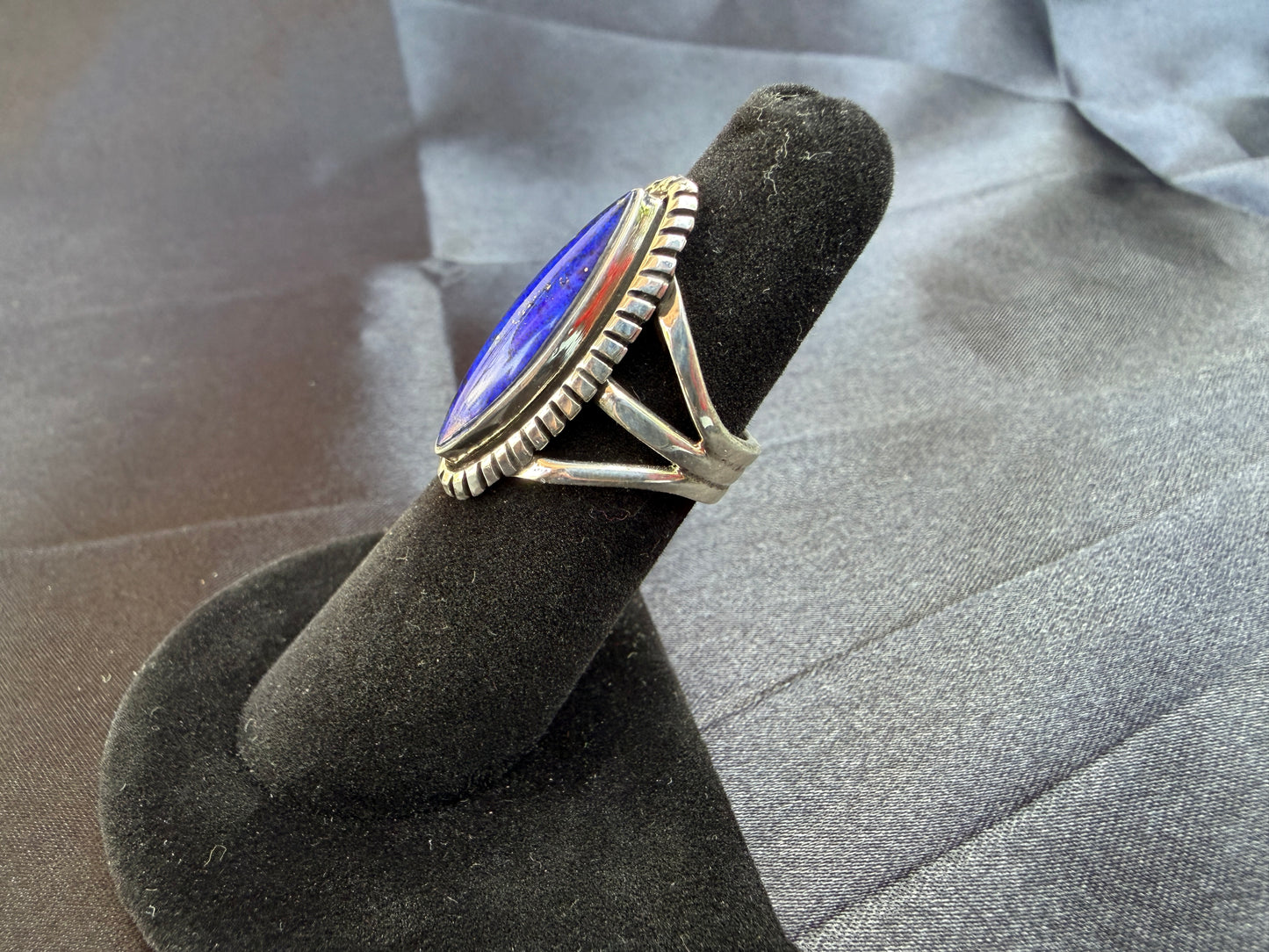 Lapis/Sterling Silver Ring (Size 6)