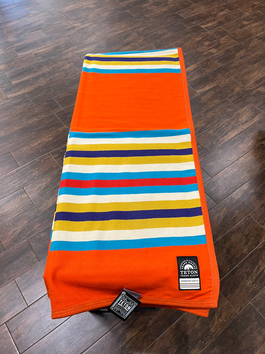 Teton Serape Blanket Orange