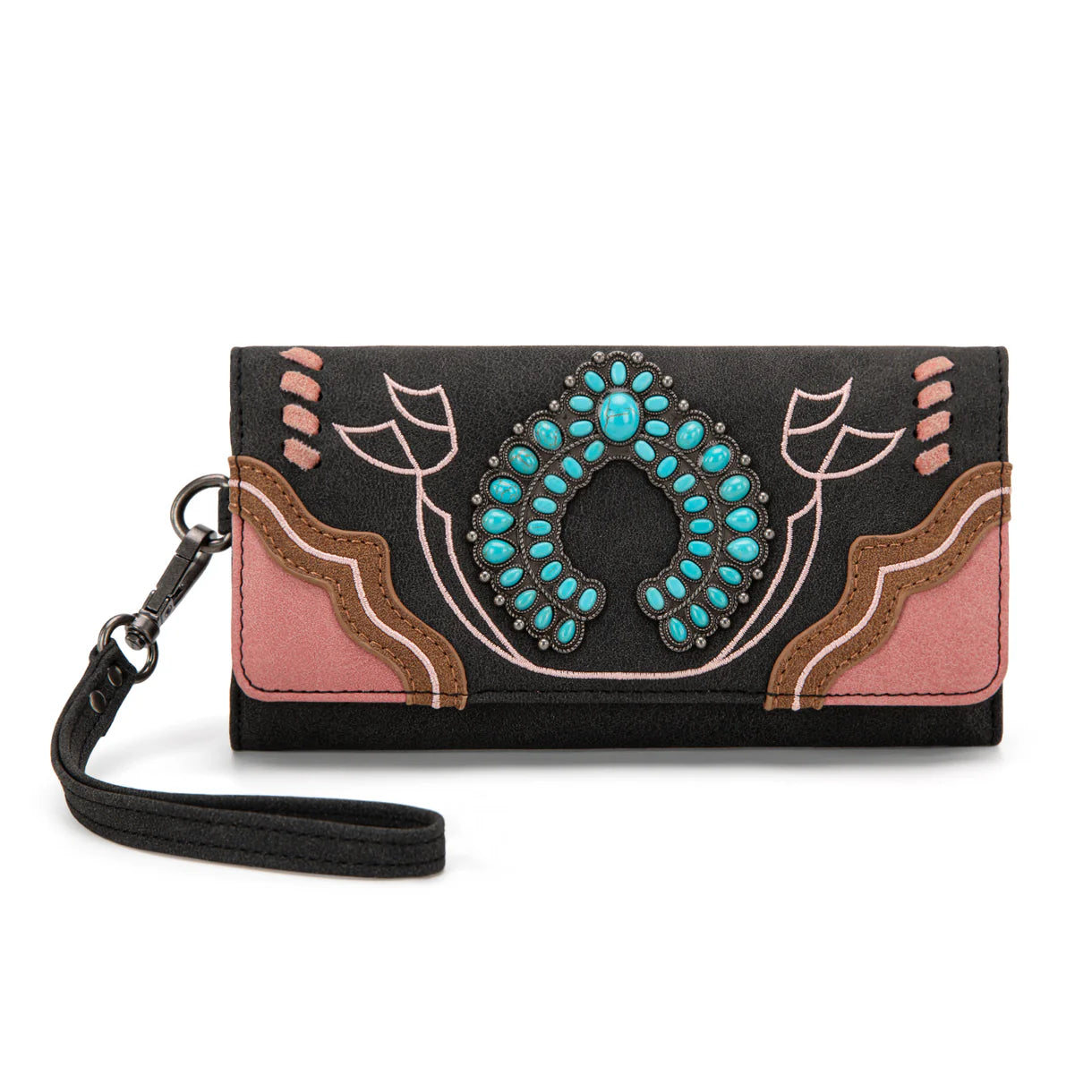 Montana West Concho Collection Wallet - Black