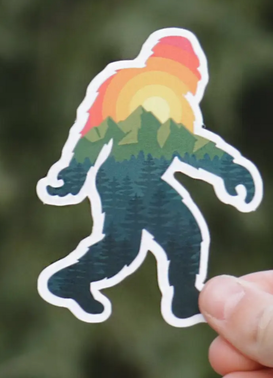 Bigfoot Adventure Sticker 3" x 2.2"