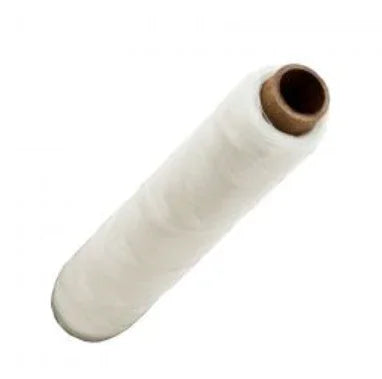 White thread spool for Native American beadwork and traditional craft projects