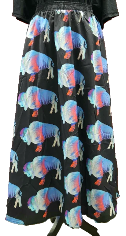 Tatanka Skirt Black; Lined, with Pockets