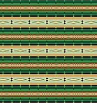 Teton Cotton Fabric; Ribbon Work; Earth/Green (by the yard)