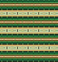 Teton Cotton Fabric; Ribbon Work; Earth/Green (by the yard)