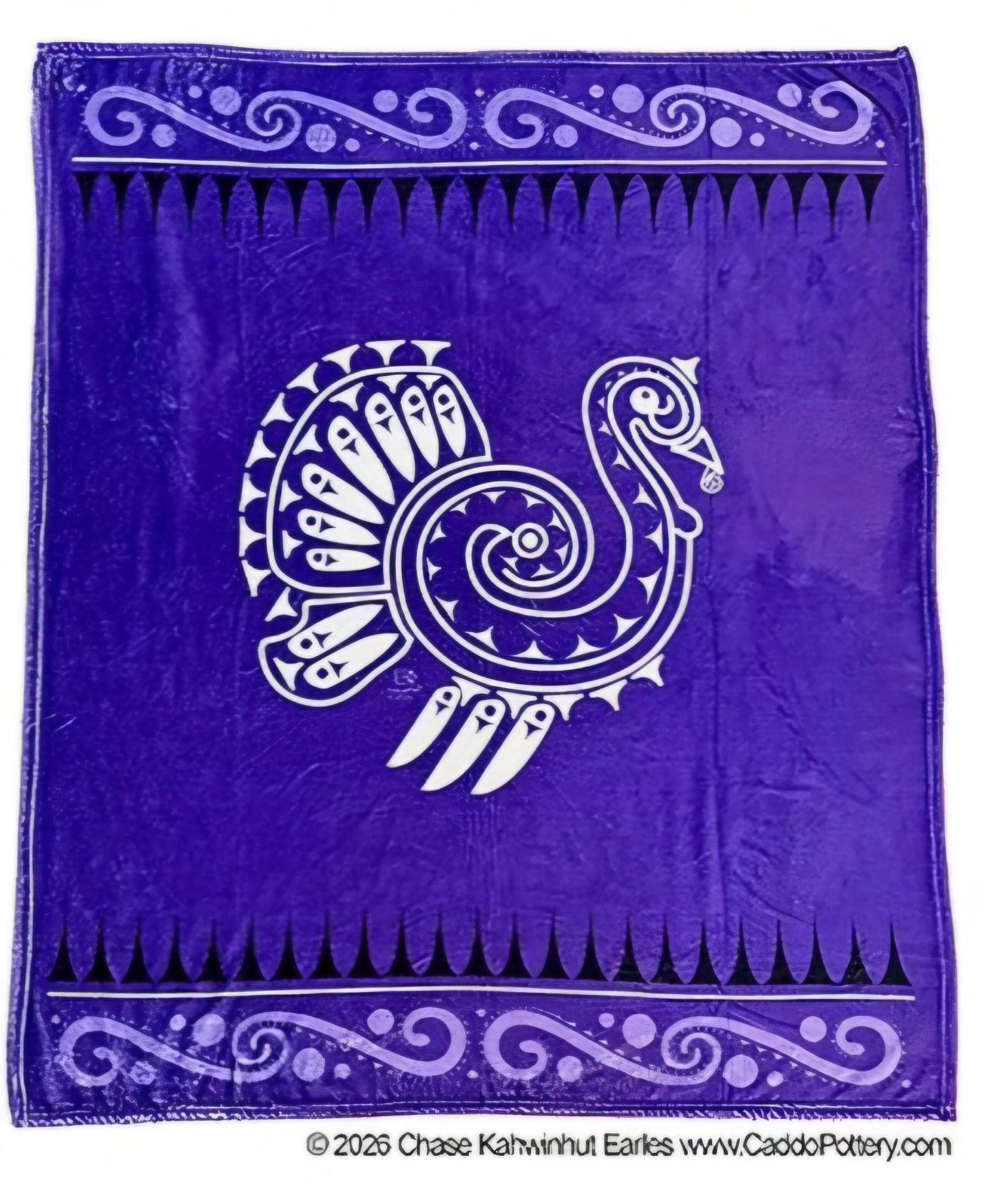 Caddo Turkey Design Blanket