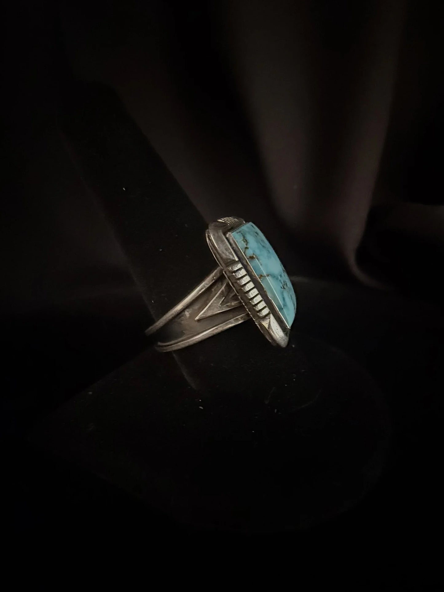 Turquoise/Sterling Silver Ring (Size 10)