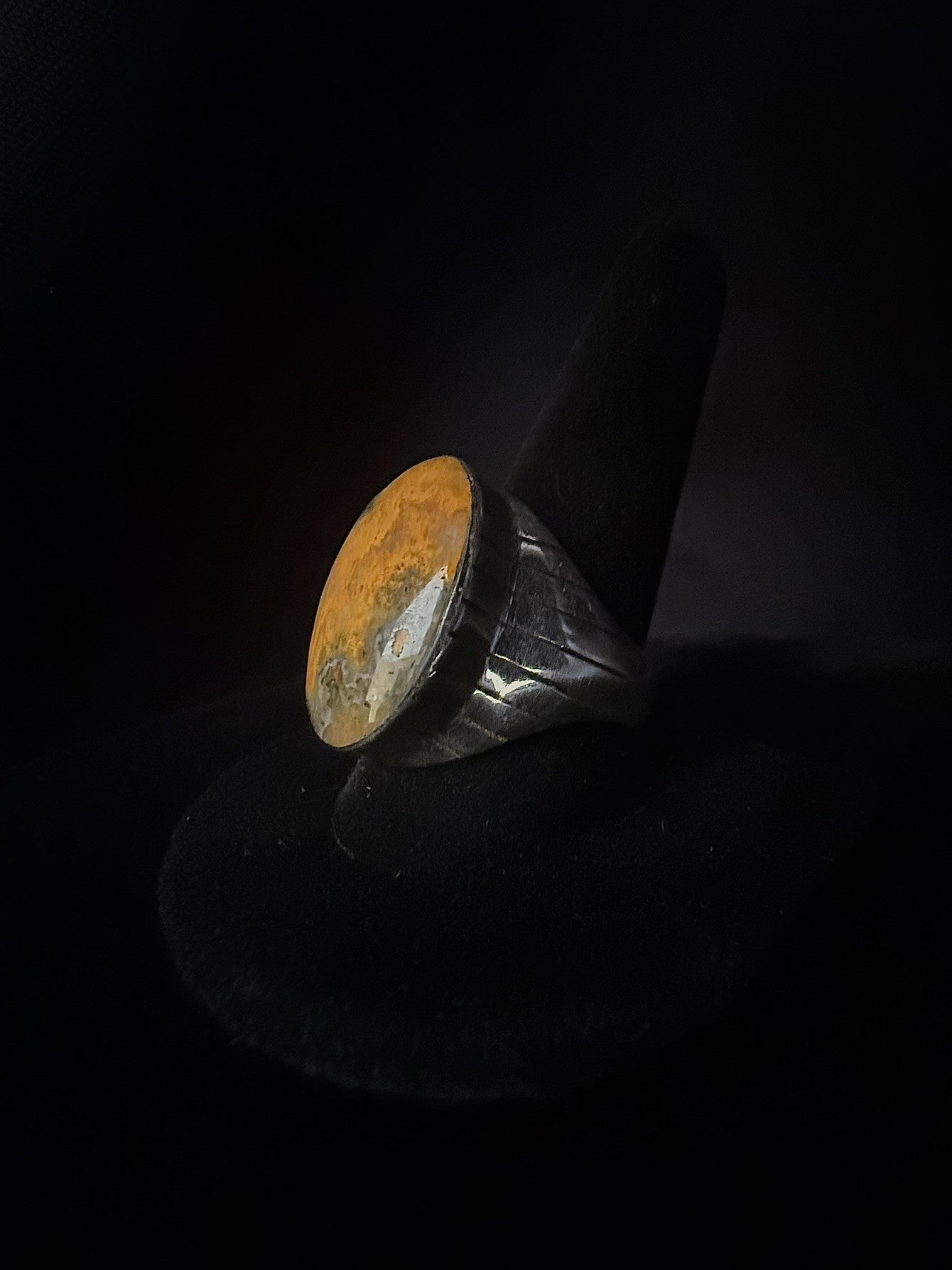 Bumble Bee/Sterling Silver Ring (Size 12 1/2)