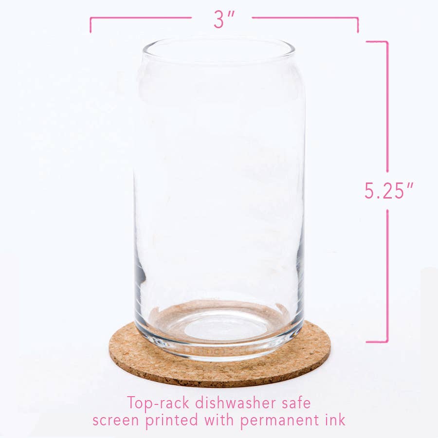 Bison Can Glass | Iced Coffee Cup | Buffalo Pint Glasses