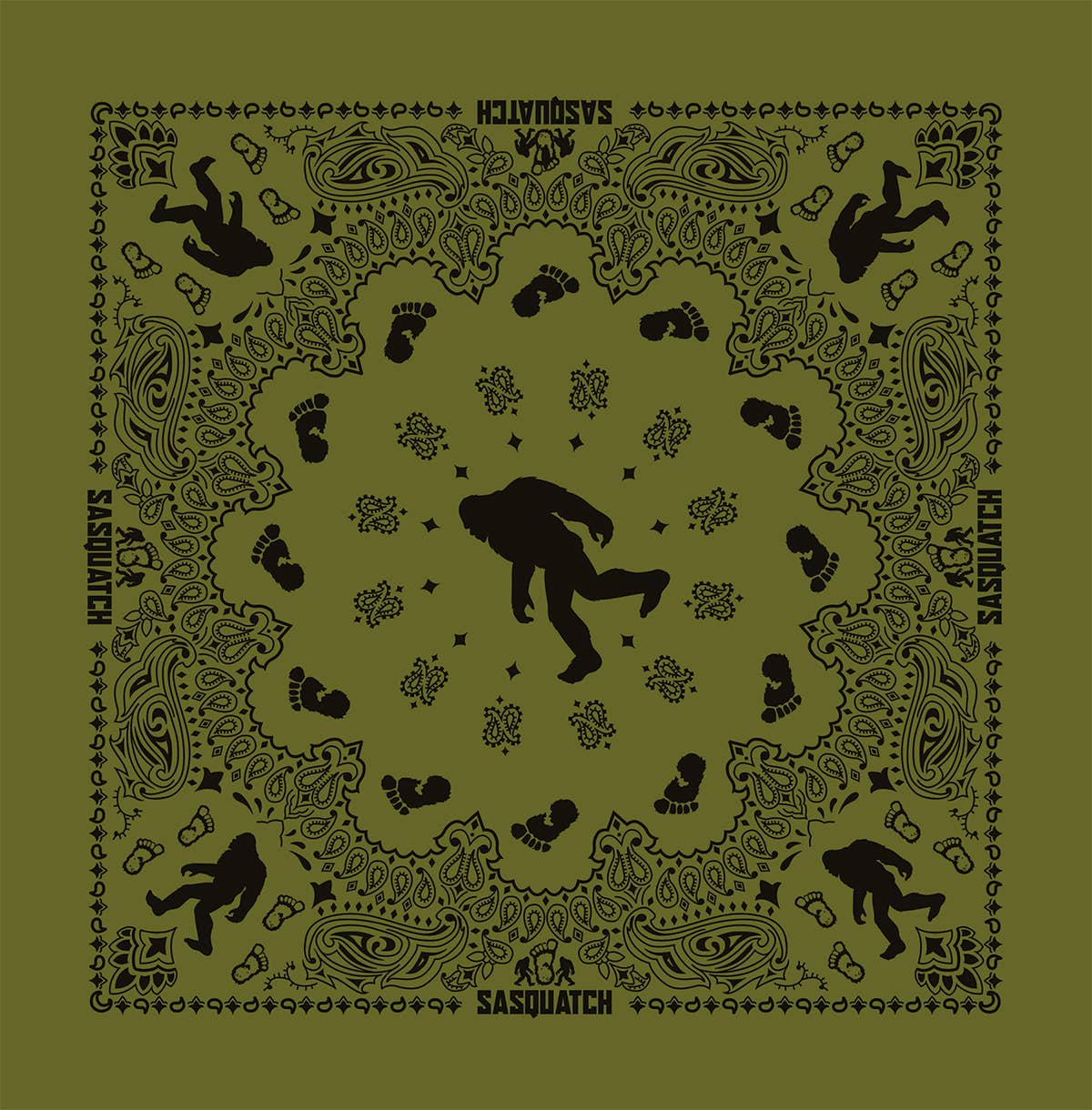 Bandana - 22" MADE IN USA - Big Foot Woods