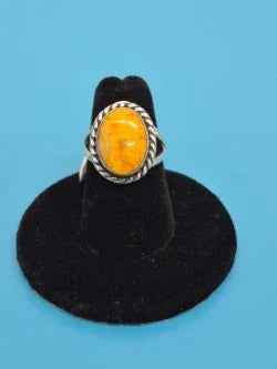 Bumble Bee Jasper & Sterling Silver Ring