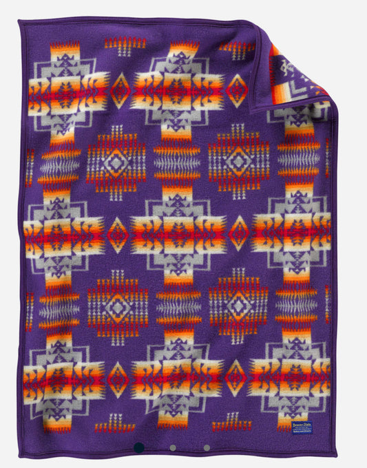 Pendleton Chief Joseph crib blanket purple