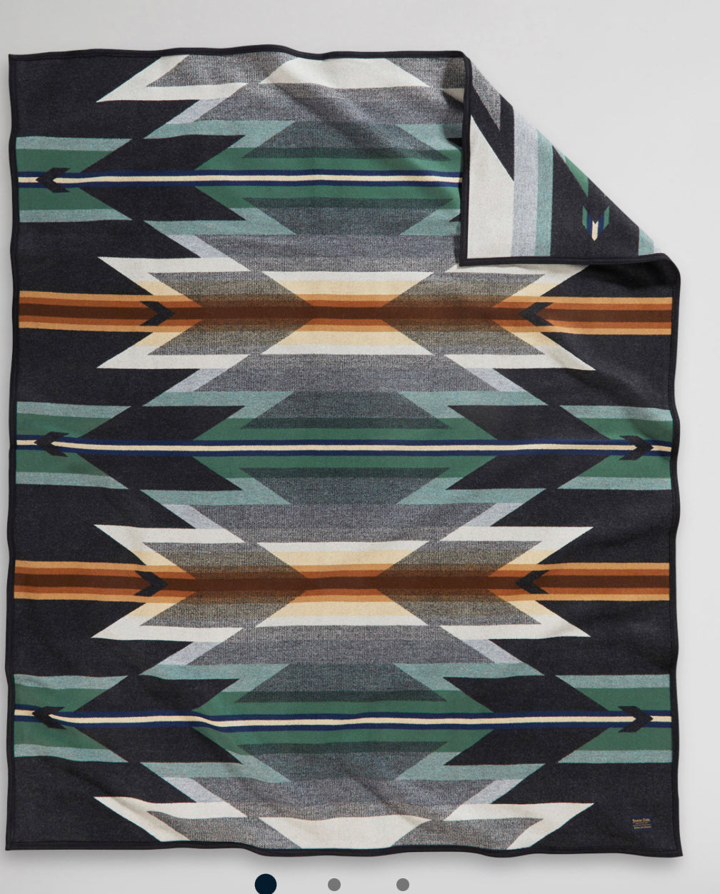 Pendleton Unnapped Robe Blanket; Wyeth Trail